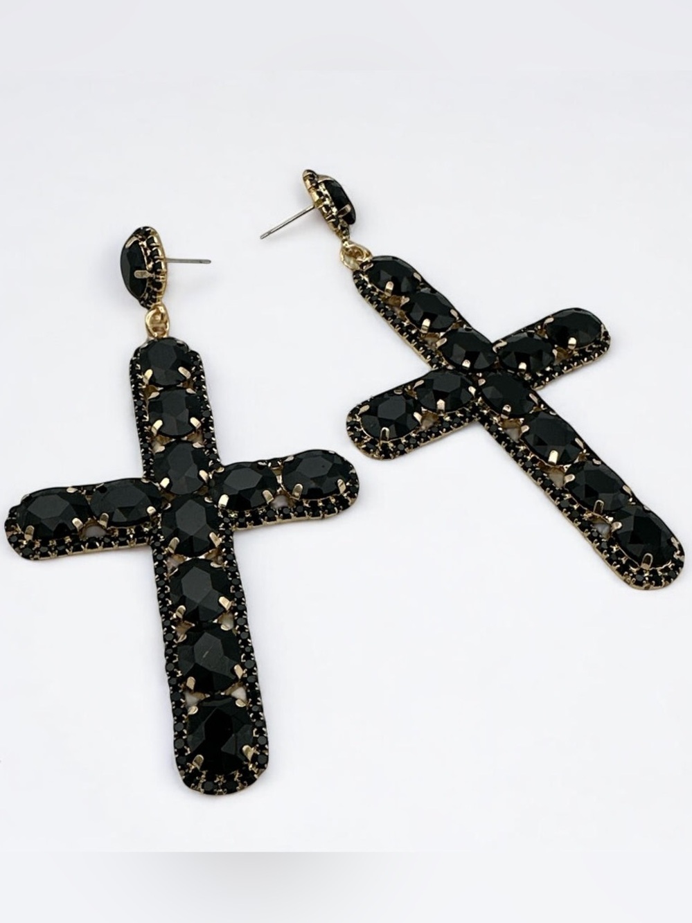 Statement Cross Earrings